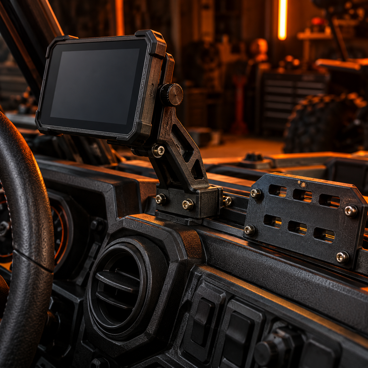 Imagem ilustrativa de suporte automóvel personalizado